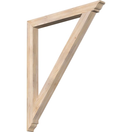 Ekena Millwork Traditional Traditional Smooth Bracket, Douglas Fir, 3 1/2"W x 40"D x 48"H BKT04X40X48TRA01SDF